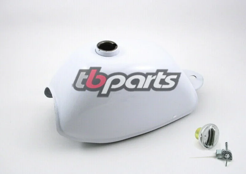 TB PARTS WHITE HONDA Z50 K3 78 FUEL GAS TANK Keystone Cycle
